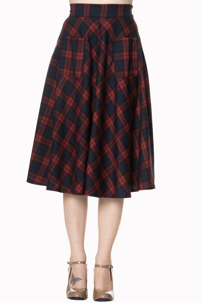 Apple Of My Eye Skirt-Banned-Dark Fashion Clothing