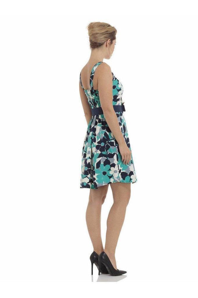 Arisa Belted Summer Dress-Voodoo Vixen-Dark Fashion Clothing