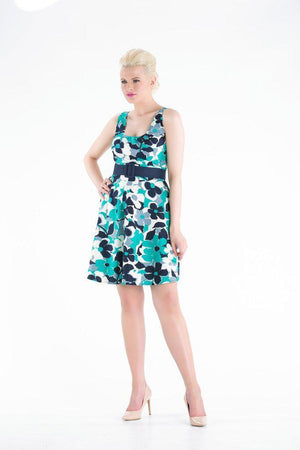 Arisa Belted Summer Dress-Voodoo Vixen-Dark Fashion Clothing