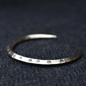 Asgard 925 Sterling Silver Ring Money Bracelet TRIANGLE-Asgard-Dark Fashion Clothing