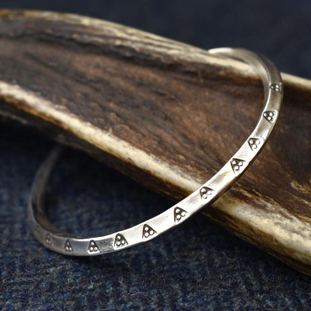Asgard 925 Sterling Silver Ring Money Bracelet TRIANGLE-Asgard-Dark Fashion Clothing