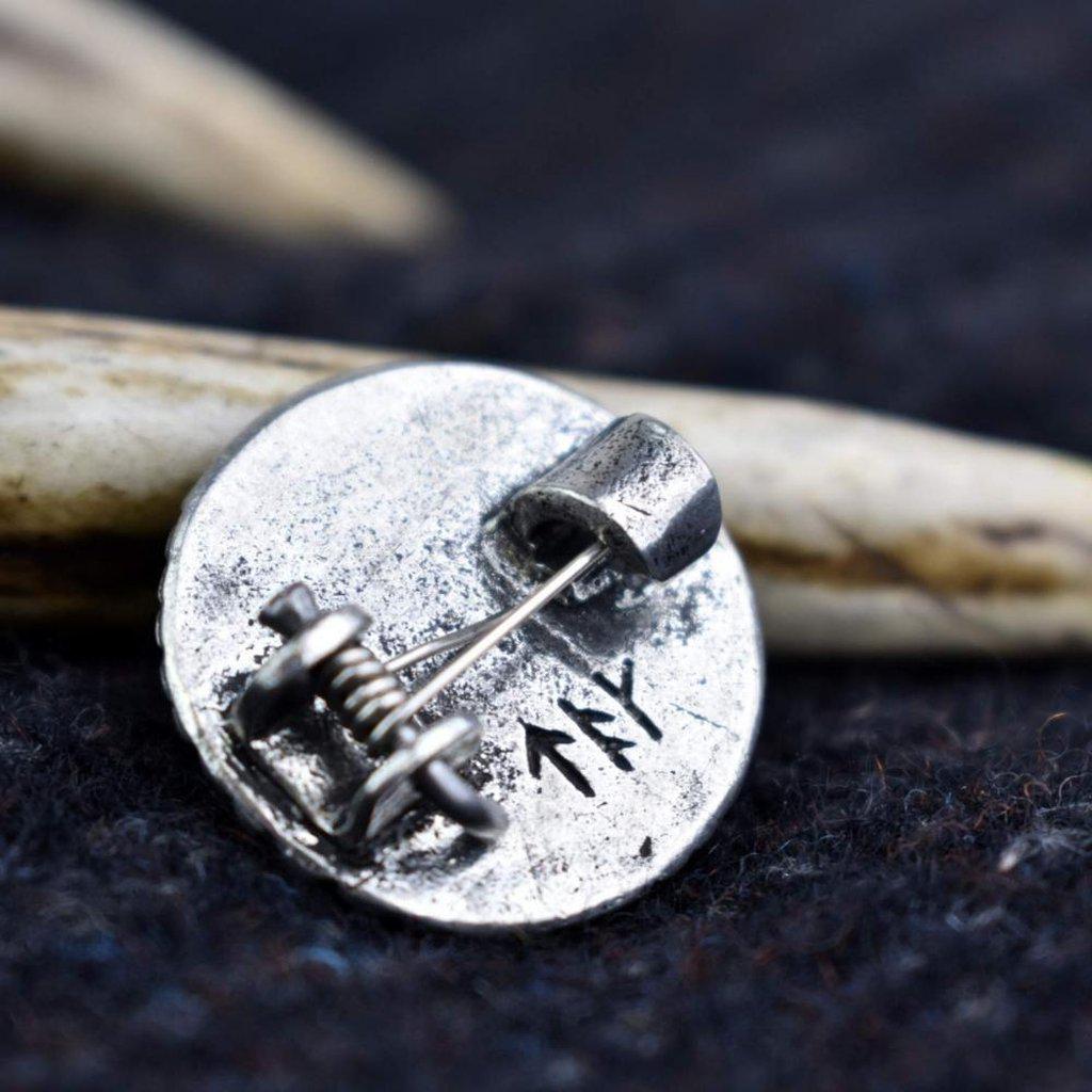 Asgard Backwards Looking Beast Small Brooch-Asgard-Dark Fashion Clothing