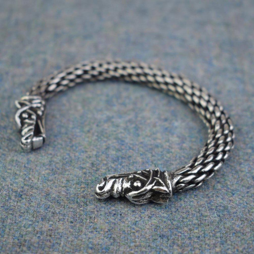 Asgard Chunky Wolf Bracelet #2-Asgard-Dark Fashion Clothing