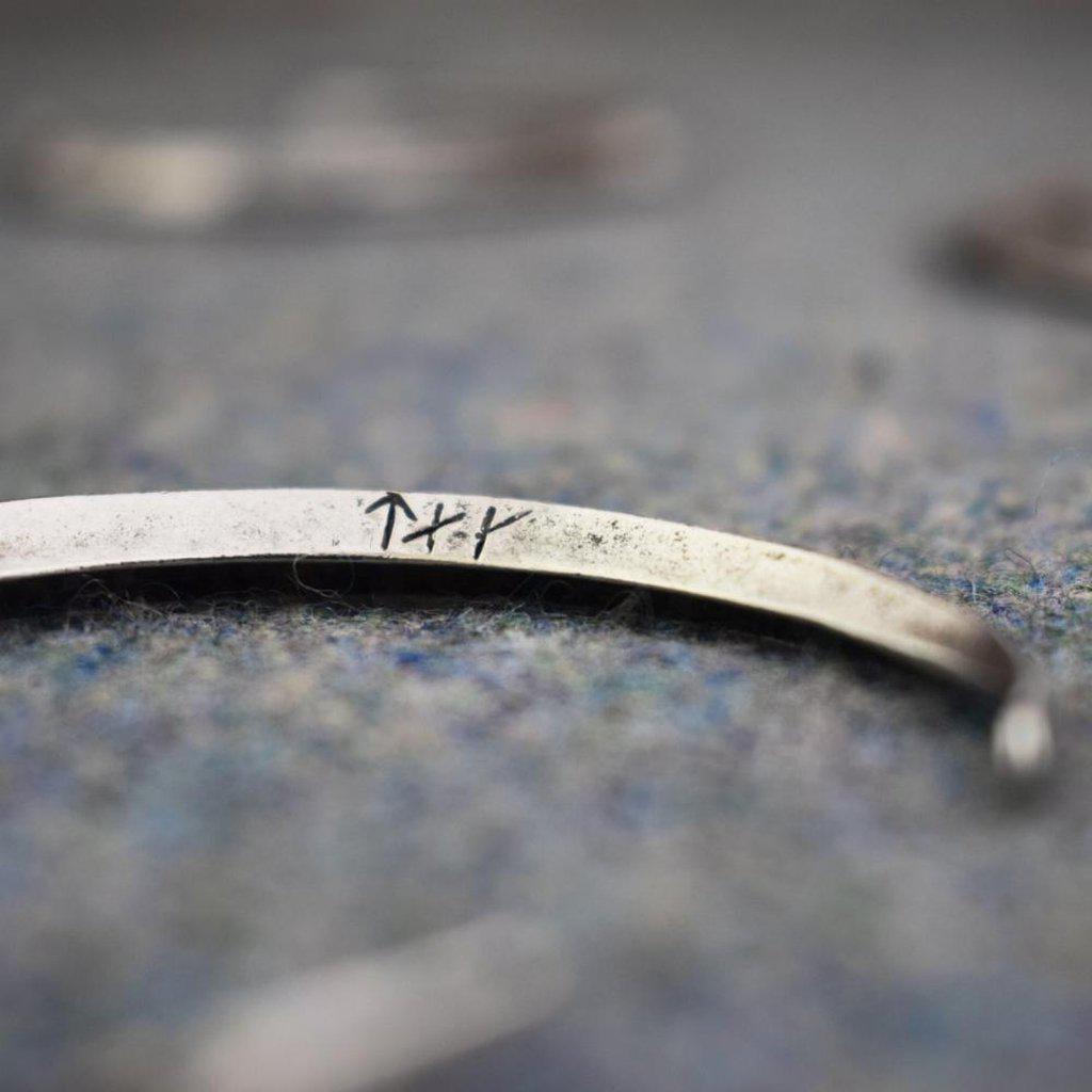 Asgard Circle Pattern Ring Money Bracelet-Asgard-Dark Fashion Clothing