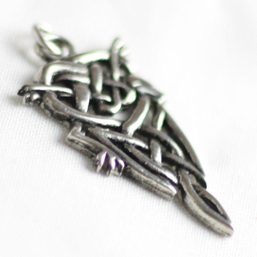Asgard Entwined Dog Celtic Pendant-Asgard-Dark Fashion Clothing