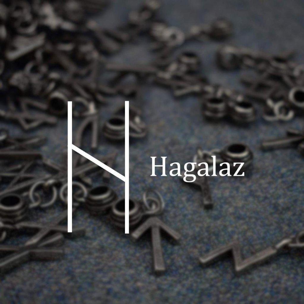 Asgard Hagalaz Rune Pendant-Asgard-Dark Fashion Clothing