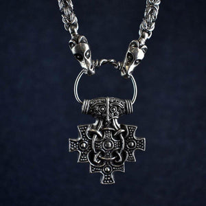 Asgard Hiddensee Pendant on Dragon Chain-Asgard-Dark Fashion Clothing
