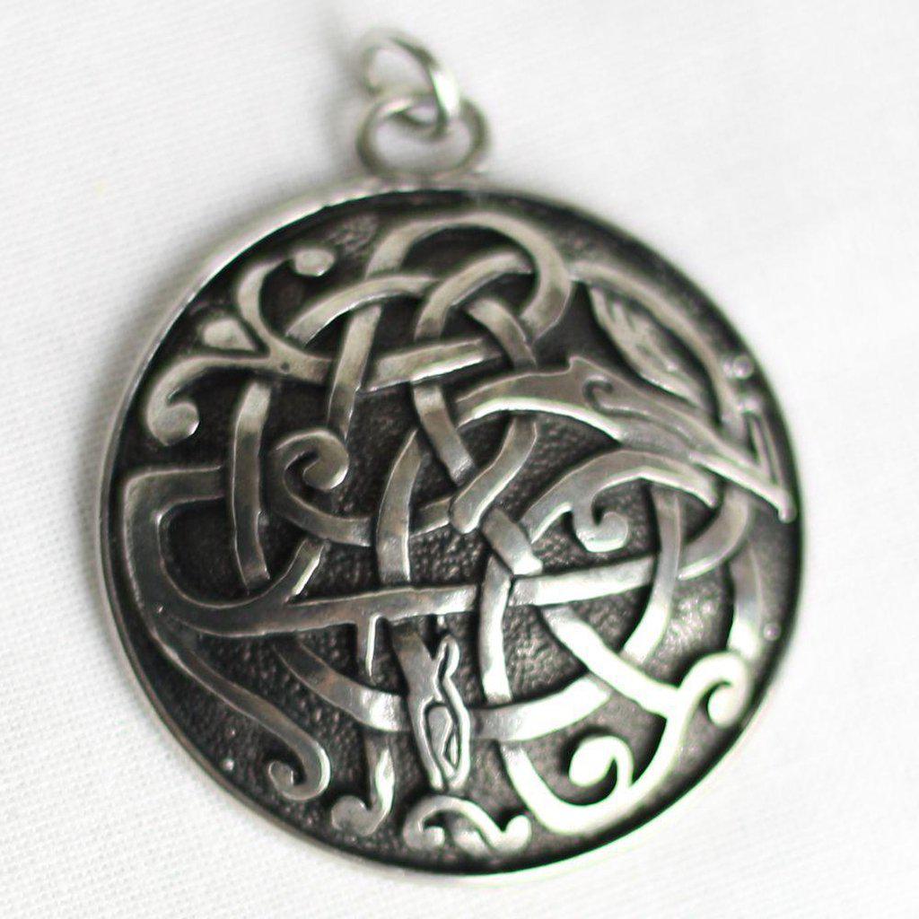 Asgard Kells serpent Beast Celtic Pendant-Asgard-Dark Fashion Clothing