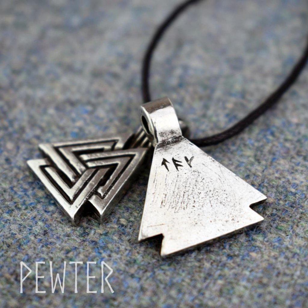 Asgard Large Valknut Pendant-Asgard-Dark Fashion Clothing