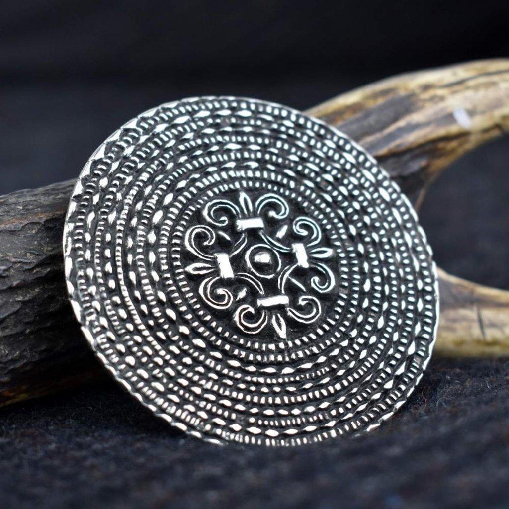 Asgard Large York Disc Brooch-Asgard-Dark Fashion Clothing