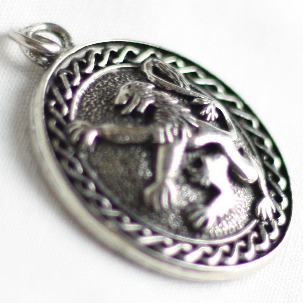 Asgard Lion Rampant Celtic Pendant-Asgard-Dark Fashion Clothing