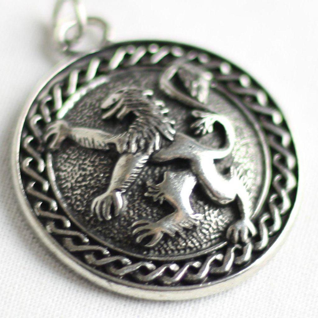 Asgard Lion Rampant Celtic Pendant-Asgard-Dark Fashion Clothing