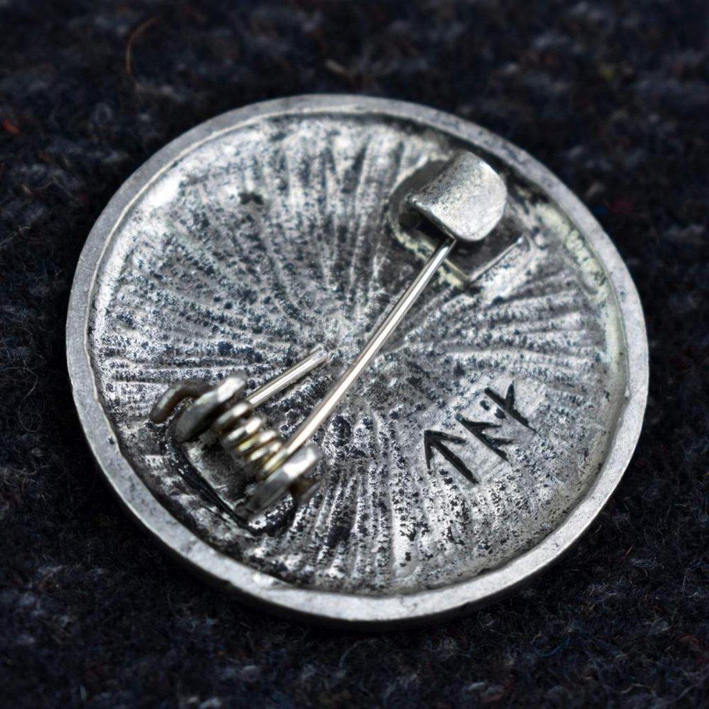 Asgard Lofotr Disc Brooch – Various Colours-Asgard-Dark Fashion Clothing
