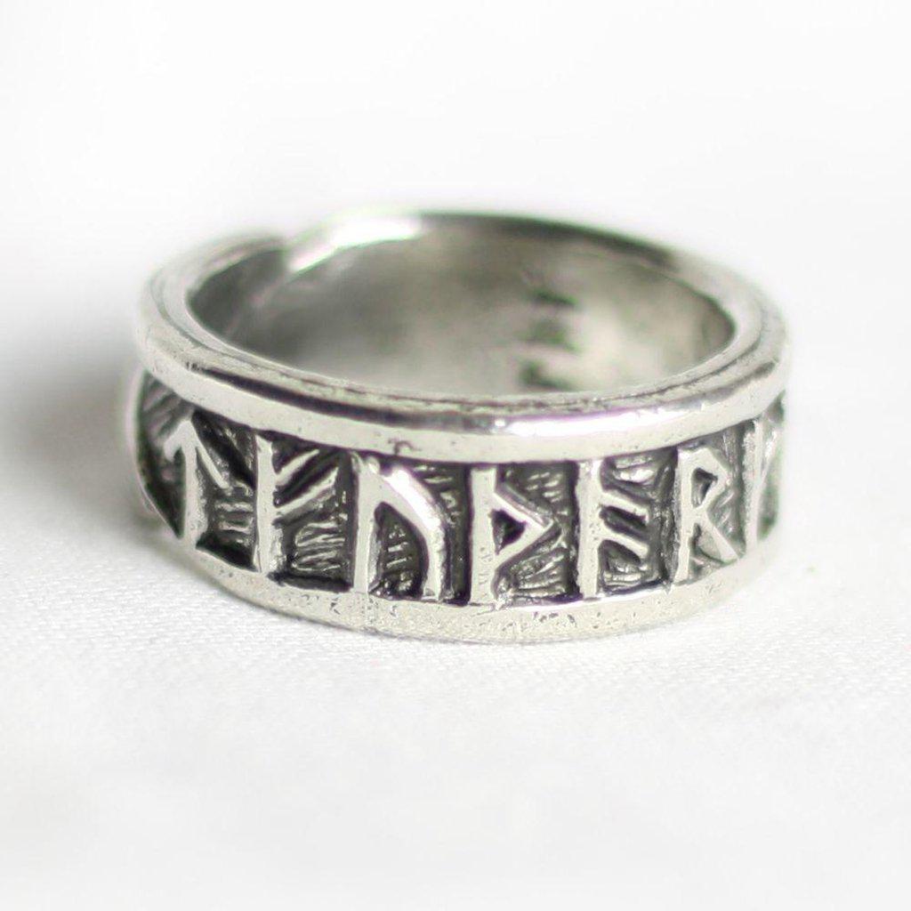 Asgard Rune Ring – Pewter or Sterling Silver-Asgard-Dark Fashion Clothing