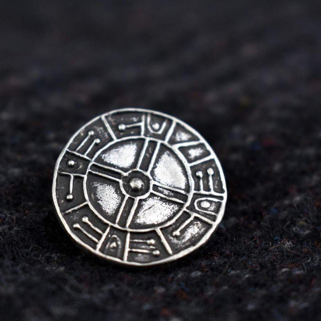 Asgard Short Cross Style Brooch-Asgard-Dark Fashion Clothing