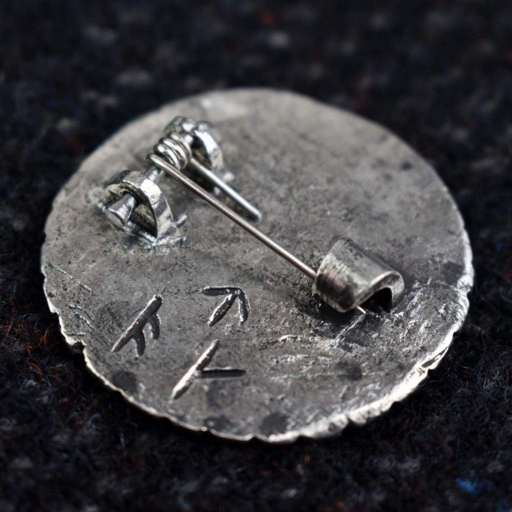 Asgard Small York Disc Brooch-Asgard-Dark Fashion Clothing