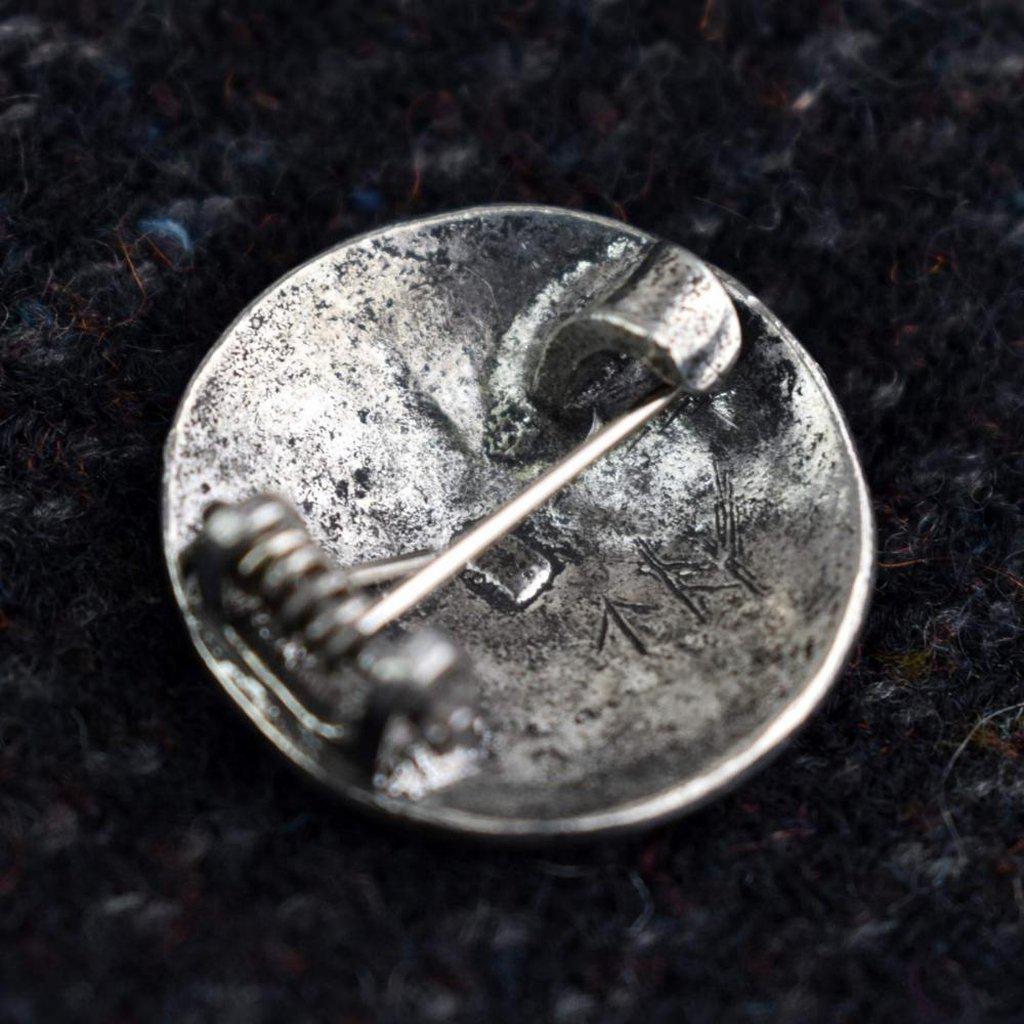 Asgard Tiny face Brooch-Asgard-Dark Fashion Clothing