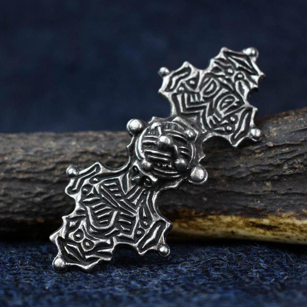 Asgard Viking Equal Armed Brooch-Asgard-Dark Fashion Clothing