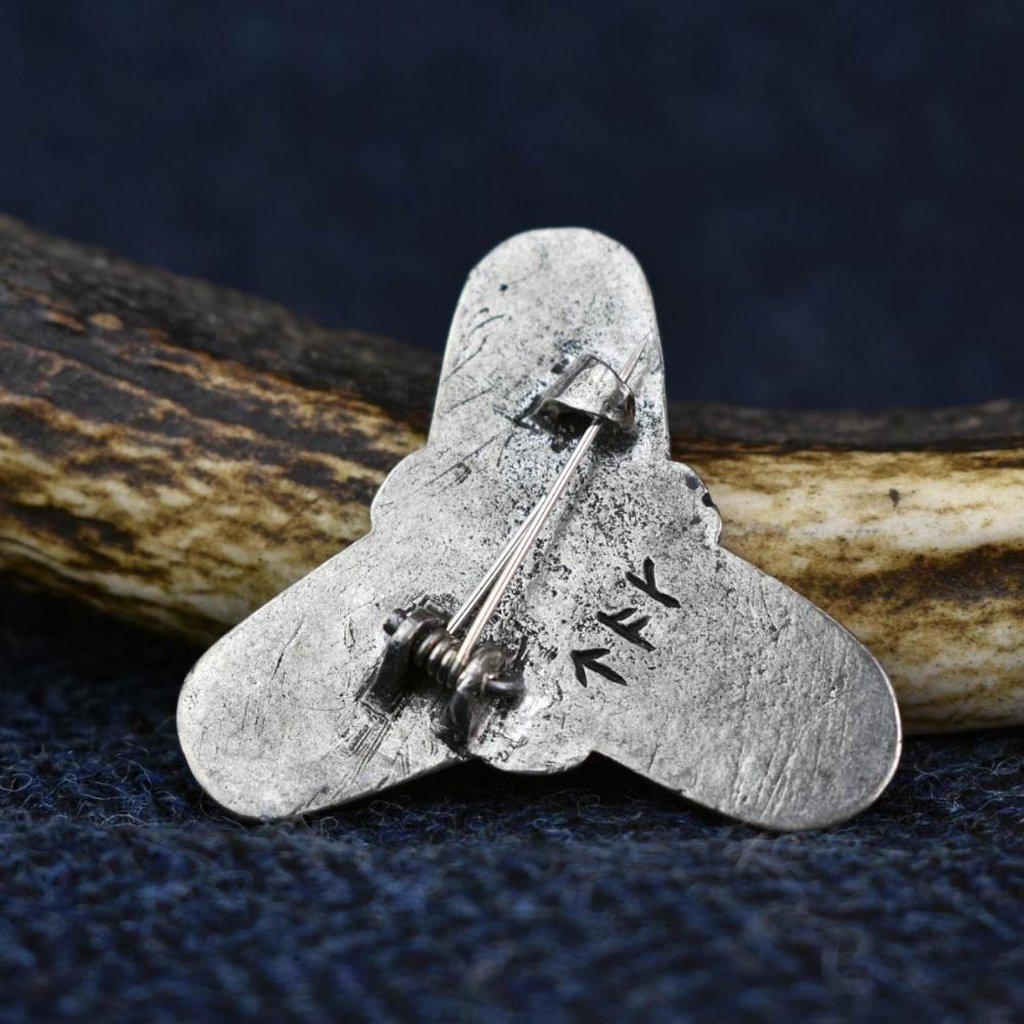 Asgard Viking Trefoil Brooch-Asgard-Dark Fashion Clothing