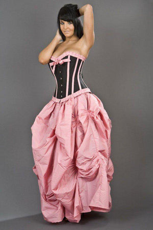 Ballgown Victorian Maxi Skirt In Taffeta-Burleska-Dark Fashion Clothing