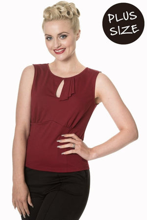 Basic Instinct Plus Size Top-Banned-Dark Fashion Clothing