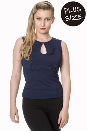 Basic Instinct Plus Size Top-Banned-Dark Fashion Clothing