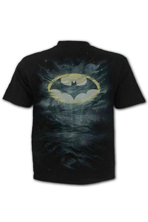 Batman - Call Of The Knight - T-Shirt Black-Spiral-Dark Fashion Clothing