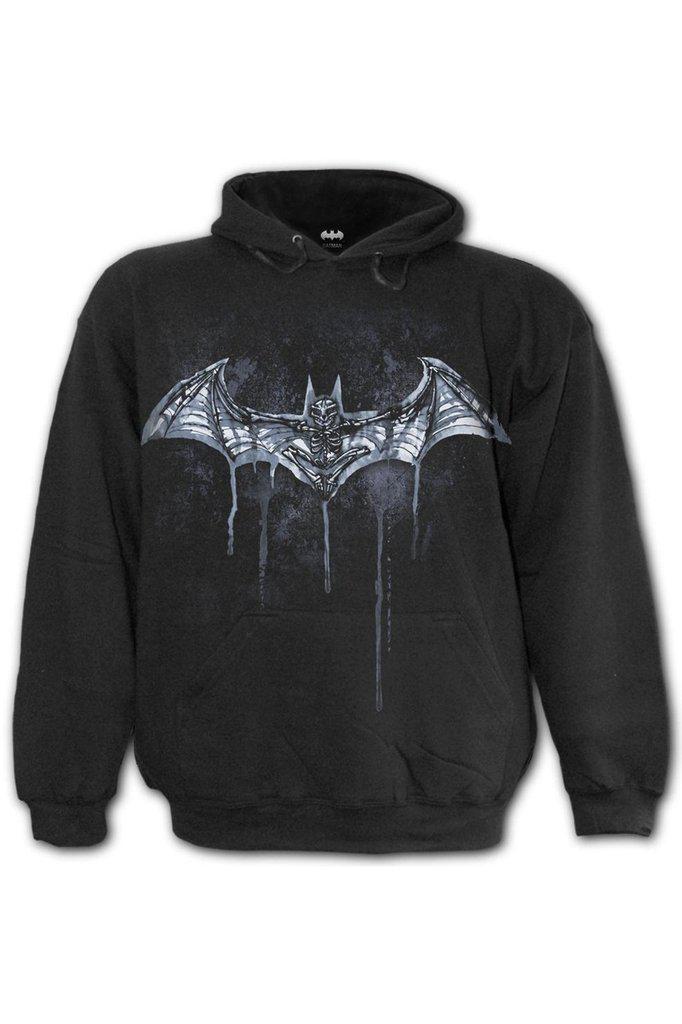 Batman - Nocturnal - Hoody Black-Spiral-Dark Fashion Clothing