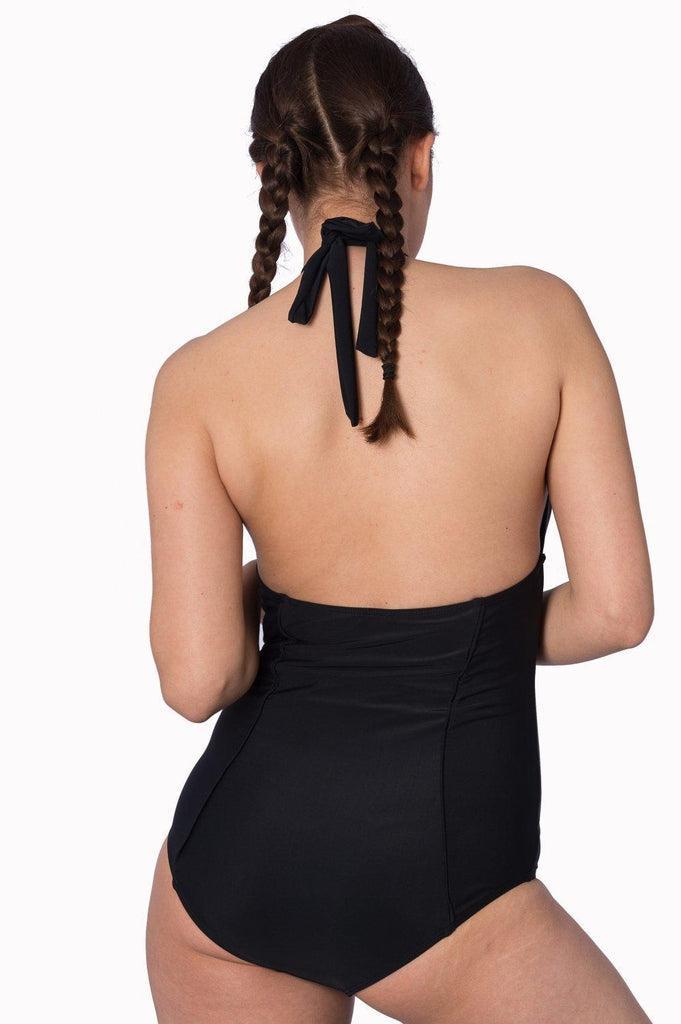 Bell Tower Bat One Piece-Banned-Dark Fashion Clothing