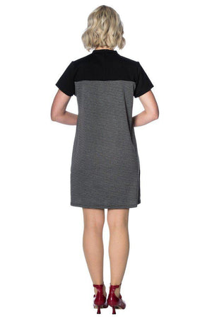 Betty Colour Block Dress-Banned-Dark Fashion Clothing