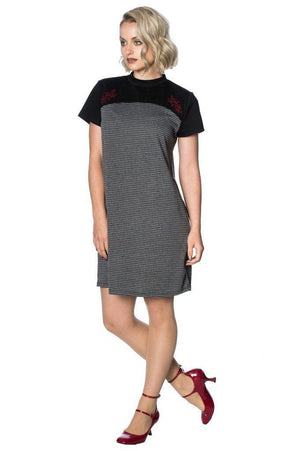 Betty Colour Block Dress-Banned-Dark Fashion Clothing