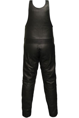 Bib n Brace Salopettes-Skintan Leather-Dark Fashion Clothing