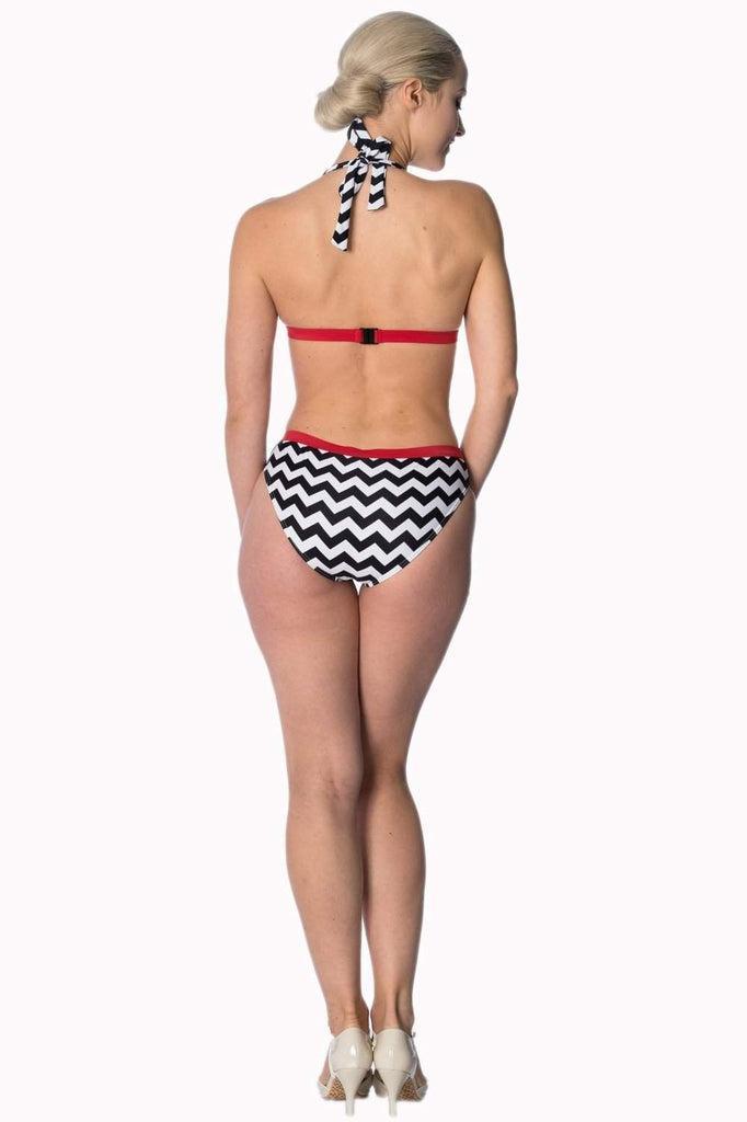 Black Coffee Two Piece Bikini Bottoms-Banned-Dark Fashion Clothing