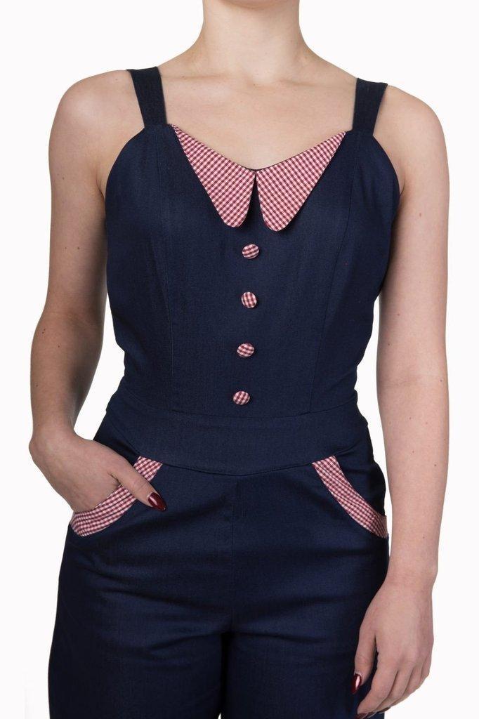 Blueberry Hills Jumpsuit-Banned-Dark Fashion Clothing