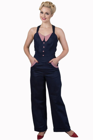 Blueberry Hills Jumpsuit-Banned-Dark Fashion Clothing