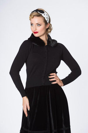 Bow Dreaming Cardigan-Banned-Dark Fashion Clothing