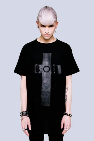 Boy Cross T-Shirt - Unisex-Long Clothing-Dark Fashion Clothing