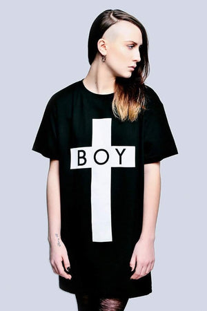 Boy Cross T-Shirt - Unisex-Long Clothing-Dark Fashion Clothing