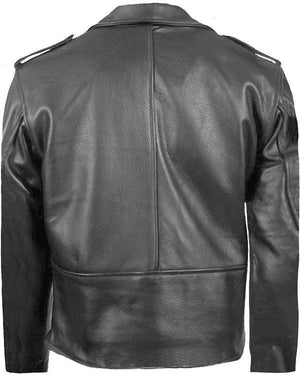 Brando Classic Biker Jacket-Skintan Leather-Dark Fashion Clothing