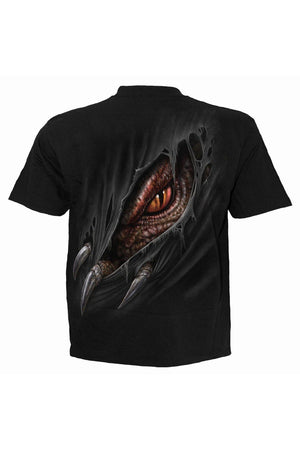 Breaking Out - Kids T-Shirt Black-Spiral-Dark Fashion Clothing