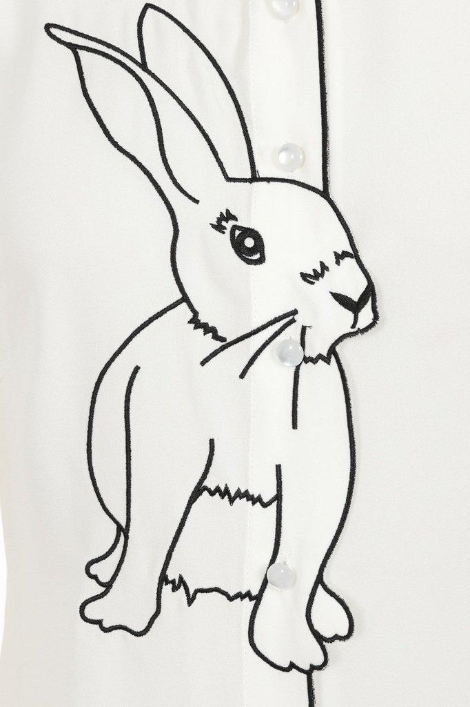 Bunny Hop Blouse-Banned-Dark Fashion Clothing