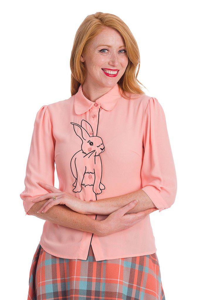 Bunny Hop Blouse-Banned-Dark Fashion Clothing