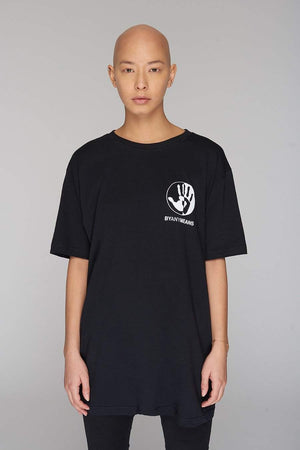 By Any Means Black T-Shirt - Unisex-Long Clothing-Dark Fashion Clothing