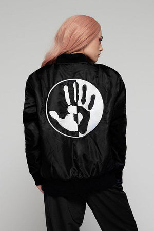 By Any Means MA1 Jacket - Unisex-Long Clothing-Dark Fashion Clothing