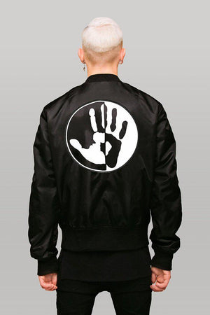 By Any Means MA1 Jacket - Unisex-Long Clothing-Dark Fashion Clothing