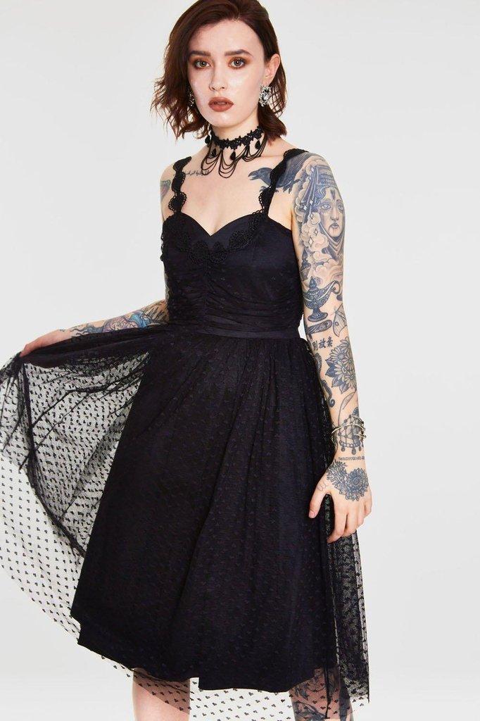 Carrie Dark Heart Prom Dress-Jawbreaker-Dark Fashion Clothing