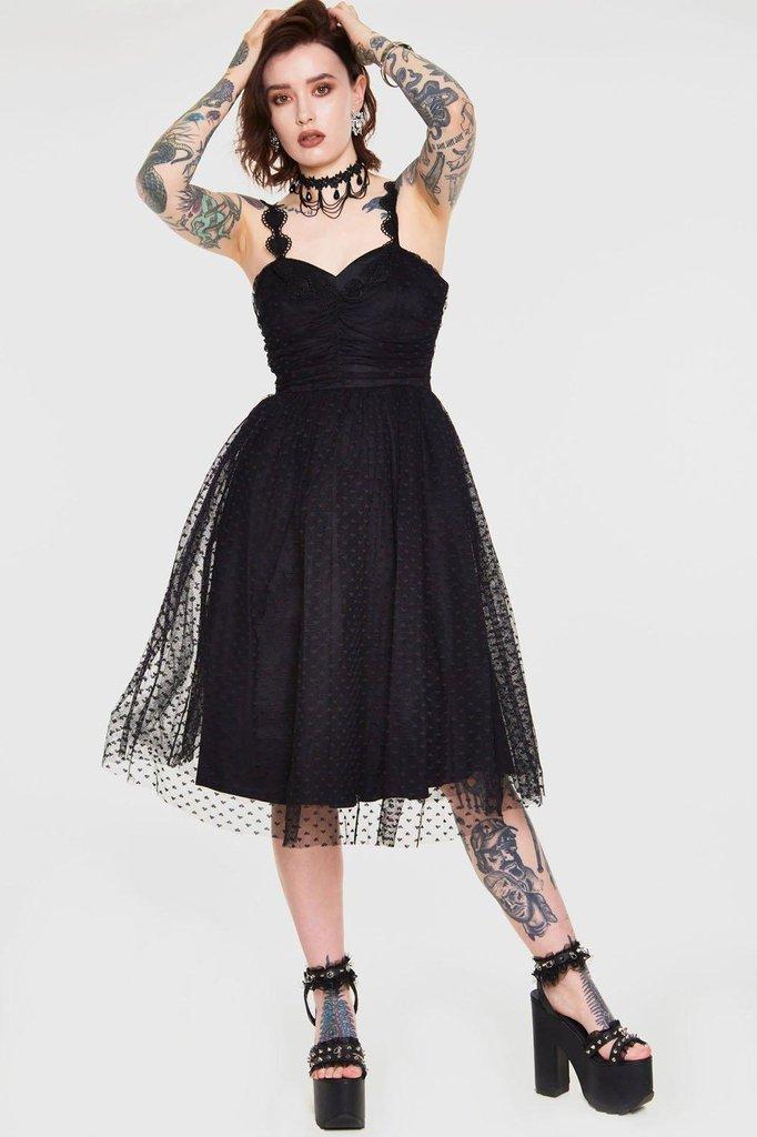 Carrie Dark Heart Prom Dress-Jawbreaker-Dark Fashion Clothing