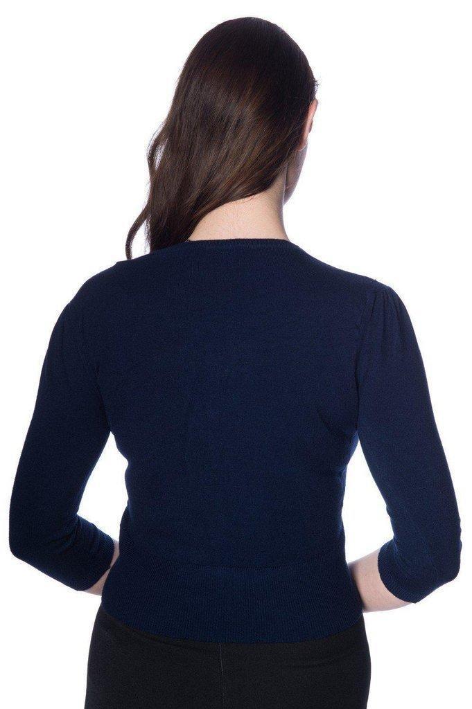 Cat Scallop Collar Cardi-Banned-Dark Fashion Clothing