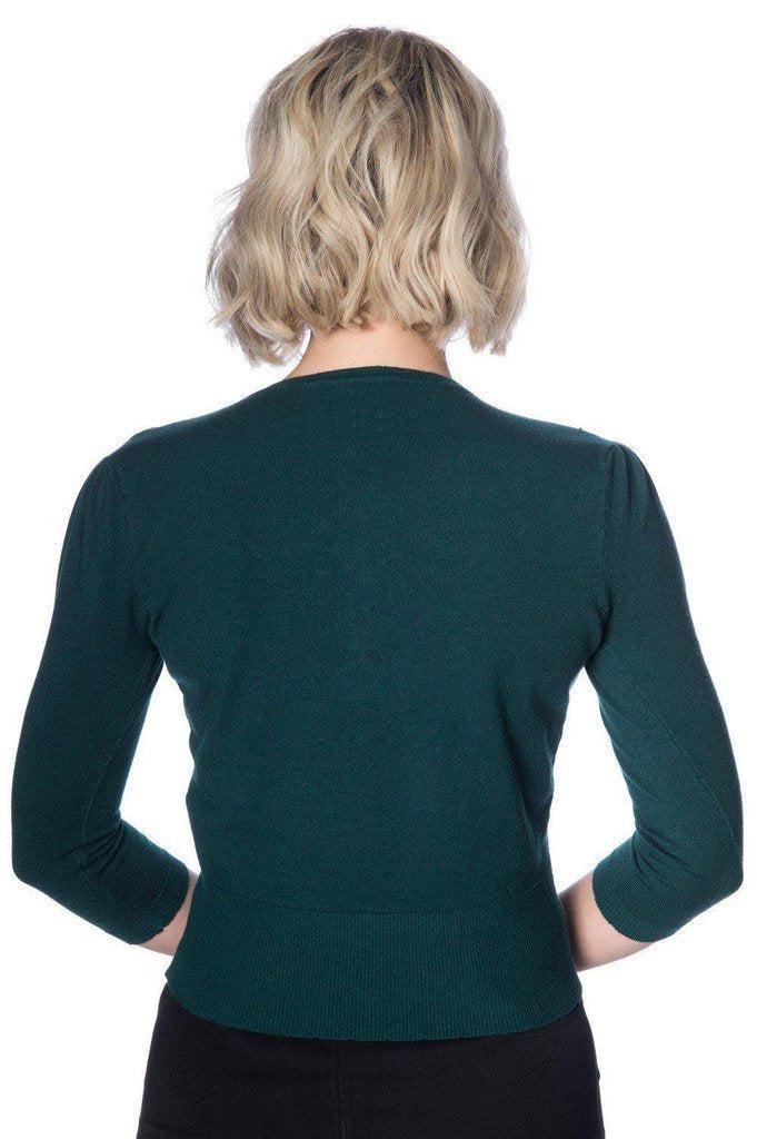 Cat Scallop Collar Cardi-Banned-Dark Fashion Clothing