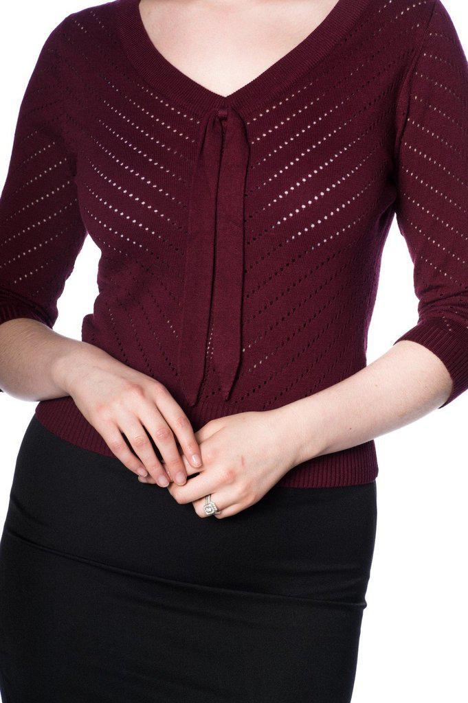 Charlie Chevron Top-Banned-Dark Fashion Clothing